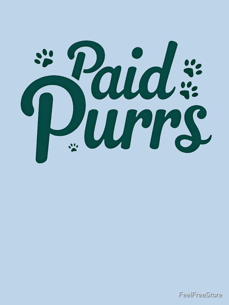 Paid Purrs – Cat Lover Design for Developers & Programmers by FeelFreeStore