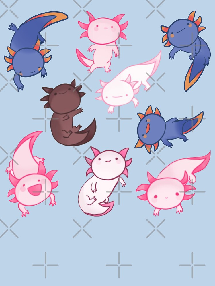 Cute axolotls pack by Mayarart T-Shirts, Hoodie, Sweatshirt | BlankRebels.com (Image 3)