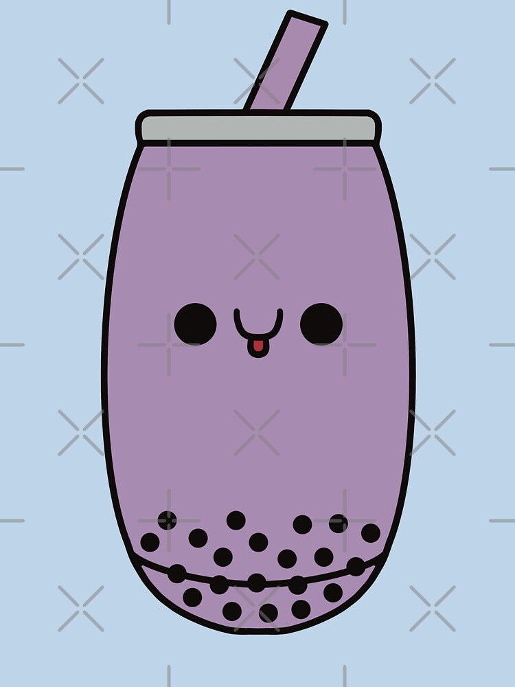 Cute Taro Bubble Tea - Kawaii Boba Tea by KawaiiByDice T-Shirts, Hoodie, Sweatshirt | BlankRebels.com (Image 3)