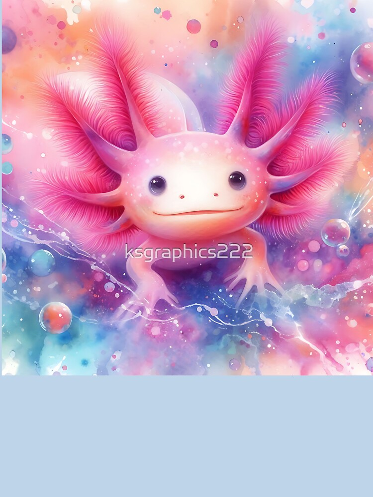 Axolotl Art #152 | Axolotl Lovers by ksgraphics222 T-Shirts, Hoodie, Sweatshirt | BlankRebels.com (Image 3)