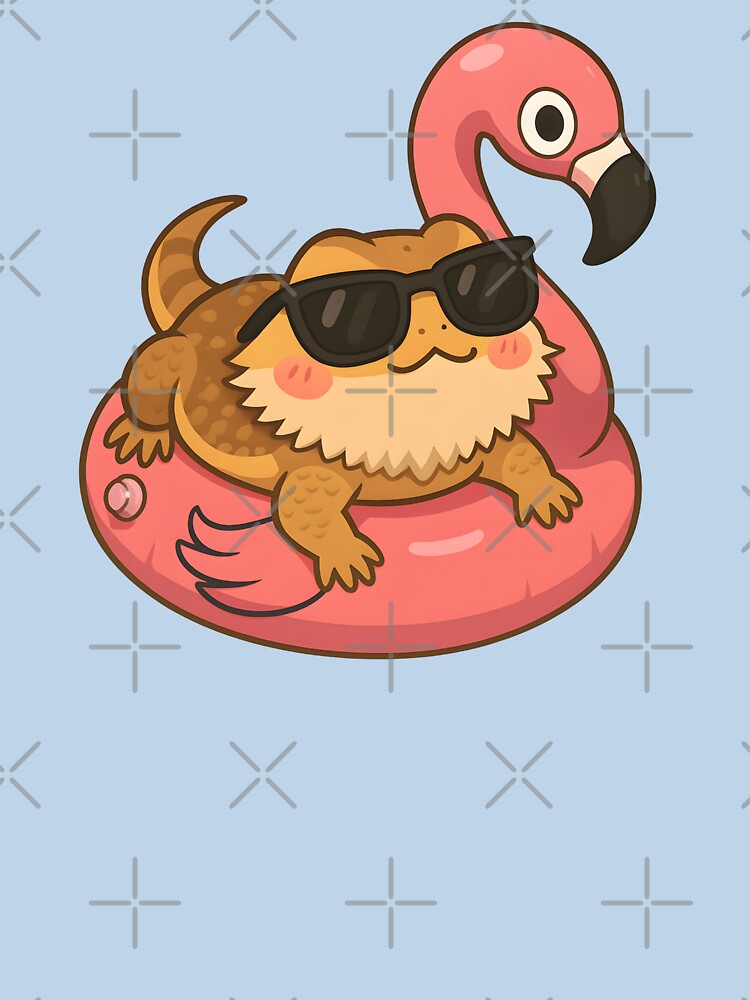 Bearded Dragon - Kawaii Pet Summer Vibes by aylastyle T-Shirts, Hoodie, Sweatshirt | BlankRebels.com (Image 3)