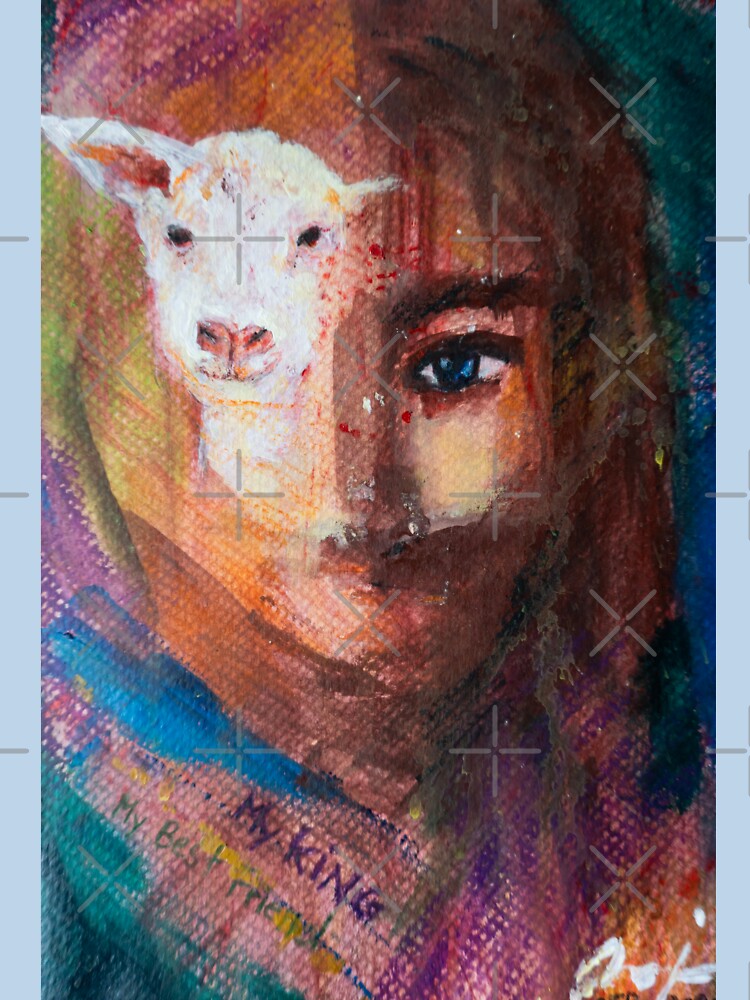 Jesus and Lamb by Ammi77 T-Shirts, Hoodie, Sweatshirt | BlankRebels.com (Image 3)