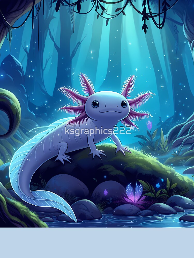 Axolotl Art #80 | Axolotl Lovers by ksgraphics222 T-Shirts, Hoodie, Sweatshirt | BlankRebels.com (Image 3)