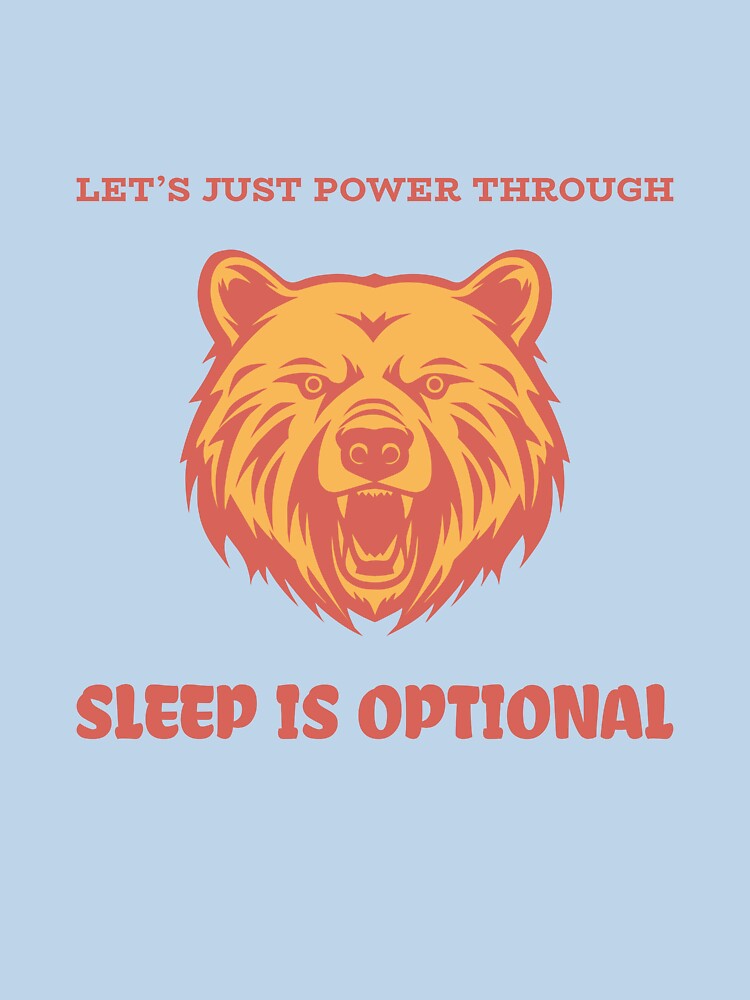 "Let’s Just Power Through — Sleep Is Optional" Funny Tech T-Shirt by LionMindLabs Hoodie, Sweatshirt (Image 3)