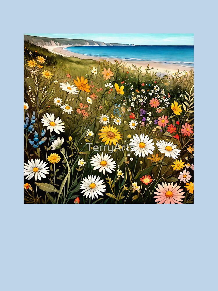 Cottagecore Wildflowers Coastal Boho Style Countryside 1 of 4 by Beachy