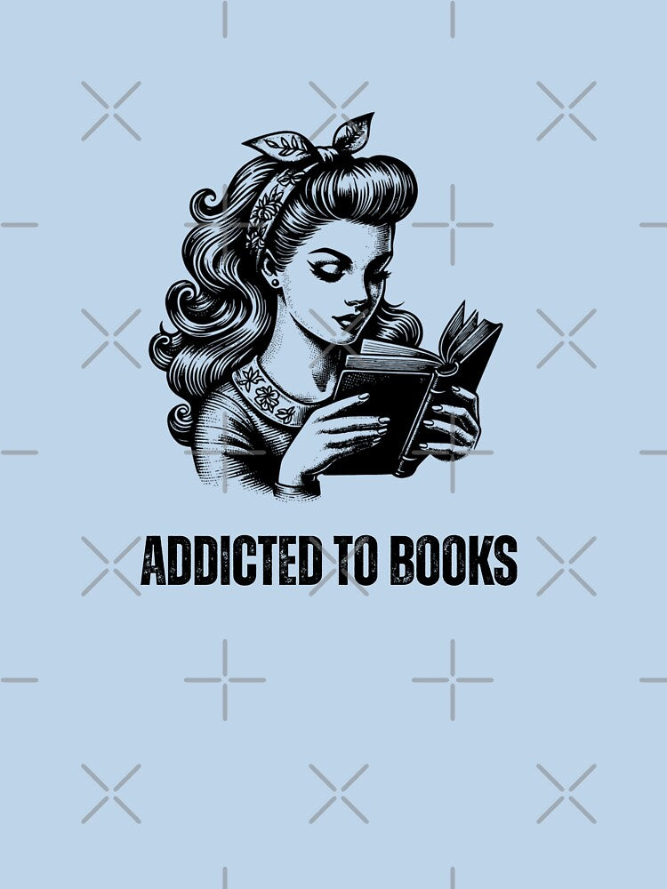 Addicted to Books - Book Lover Gift by MyCozyCorner24 T-Shirts, Hoodie, Sweatshirt | BlankRebels.com (Image 3)