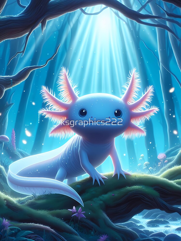 Axolotl Art #71 | Axolotl Lovers by ksgraphics222 T-Shirts, Hoodie, Sweatshirt | BlankRebels.com (Image 3)
