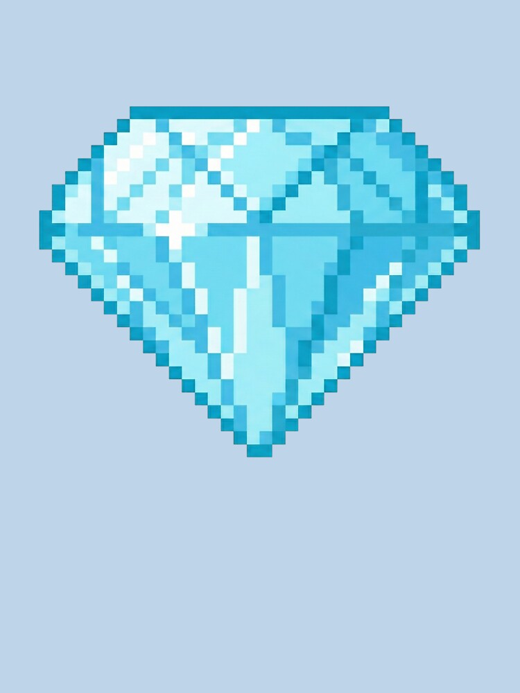 Pixelated Diamond by Potato Quality Prints T-Shirts, Hoodie, Sweatshirt | BlankRebels.com (Image 3)
