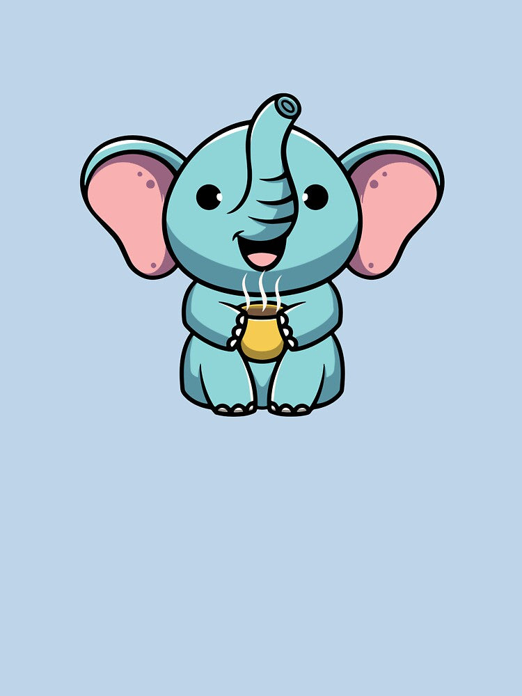 Cute elephant enjoying hot chocolate by cubbone T-Shirts, Hoodie, Sweatshirt | BlankRebels.com (Image 3)