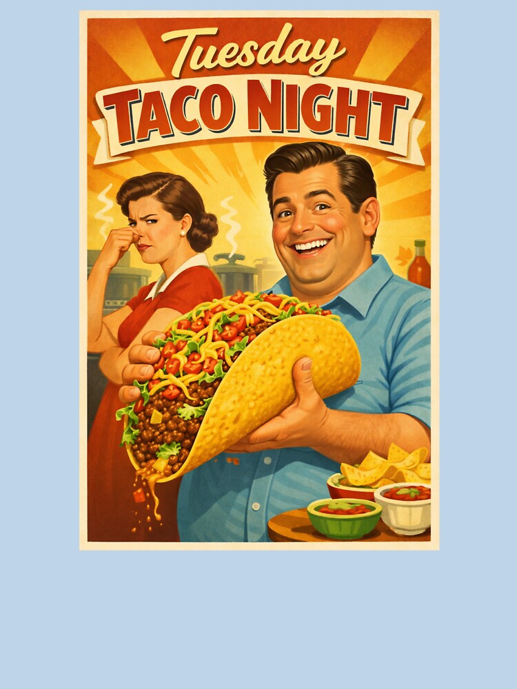 Taco Tuesday! Vintage Retro Design by VintageImageInc T-Shirts, Hoodie, Sweatshirt | BlankRebels.com (Image 3)