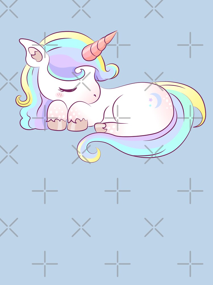 Cute Little Unicorn Sleeping - Kids Girls by OMGCutie T-Shirts, Hoodie, Sweatshirt | BlankRebels.com (Image 3)