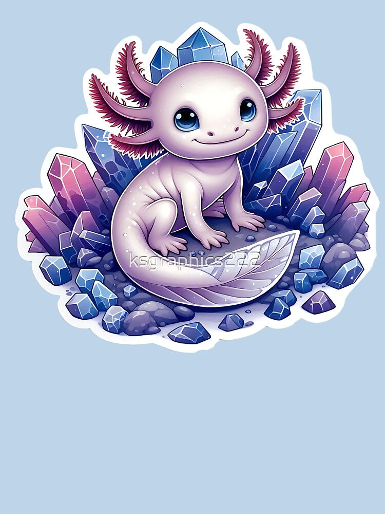 Axolotl Art #145 | Axolotl Lovers by ksgraphics222 T-Shirts, Hoodie, Sweatshirt | BlankRebels.com (Image 3)