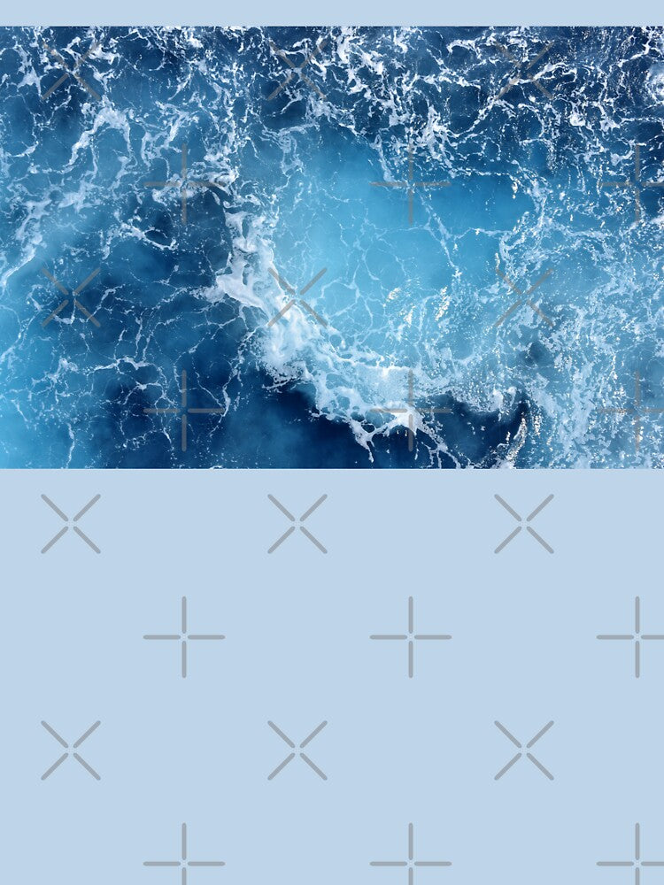 Blue Ocean Waves by thegreenclock T-Shirts, Hoodie, Sweatshirt | BlankRebels.com (Image 3)