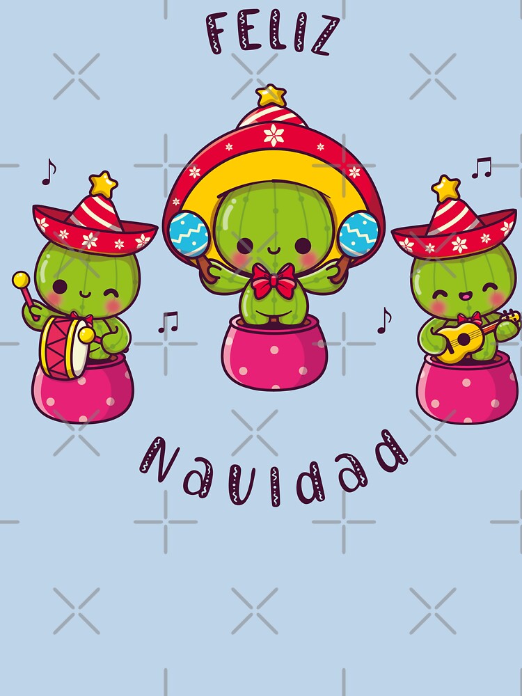 FELIZ NAVIDAD KAWAII CACTUS T-Shirts, Hoodie, Sweatshirt