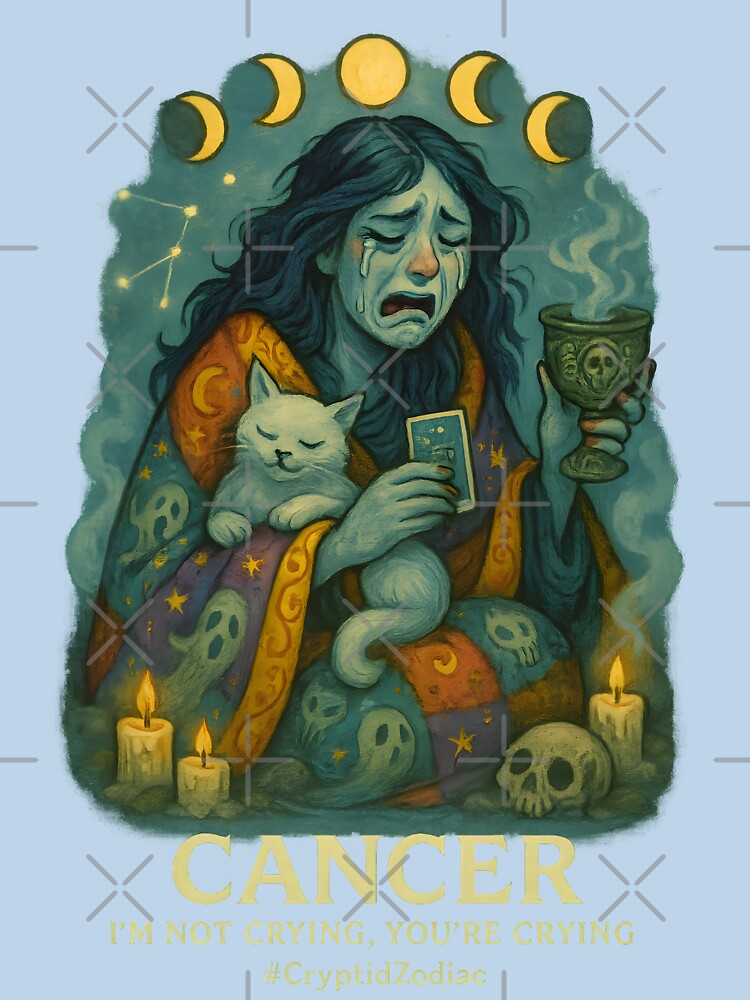 Crying Banshee and Ghost Cat Ritual by Ironicdoll T-Shirts, Hoodie, Sweatshirt | BlankRebels.com (Image 3)