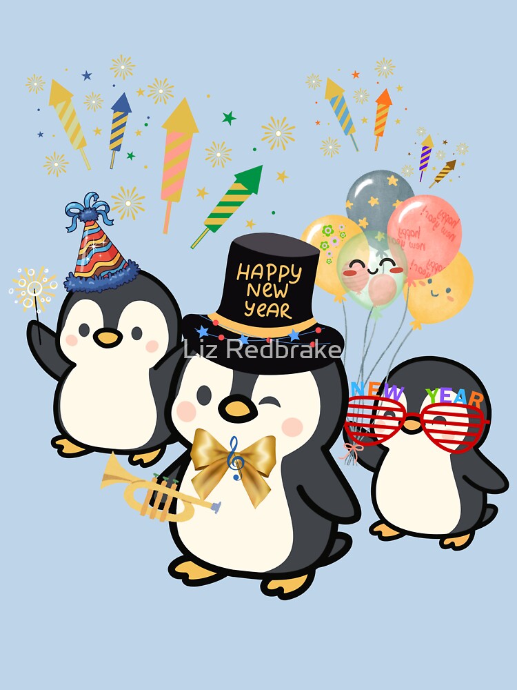 Tux New Year by Liz Redbrake T-Shirts, Hoodie, Sweatshirt | BlankRebels.com (Image 3)