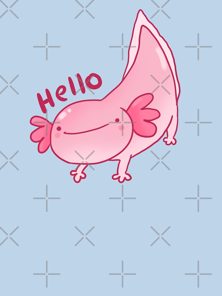 Cute happy axolotl by Mayarart T-Shirts, Hoodie, Sweatshirt | BlankRebels.com (Image 3)
