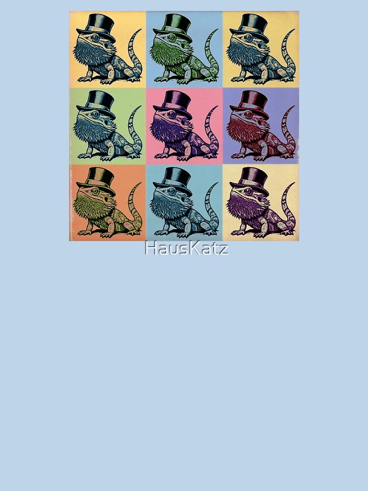 Bearded Dragon Pop Art by HausKatz T-Shirts, Hoodie, Sweatshirt | BlankRebels.com (Image 3)