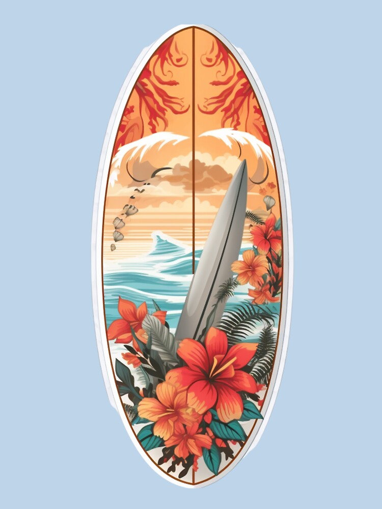 Surfing Board Flowers T-Shirts, Hoodie, Sweatshirt