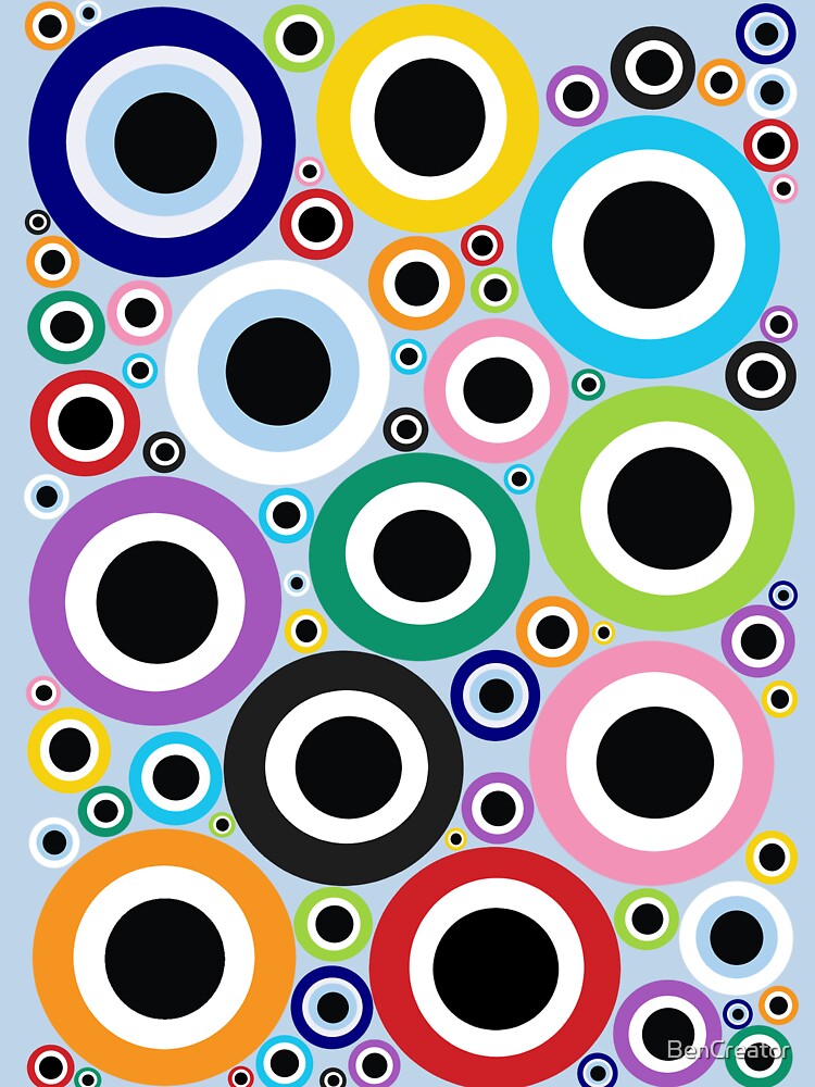 All kinds of protection - Evil eye pattern by BenCreator T-Shirts, Hoodie, Sweatshirt | BlankRebels.com (Image 3)