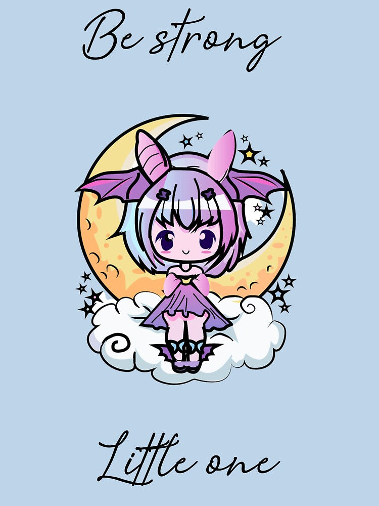 creepy kawaii sticker with a quote by Zakaria-4 T-Shirts, Hoodie, Sweatshirt | BlankRebels.com (Image 3)