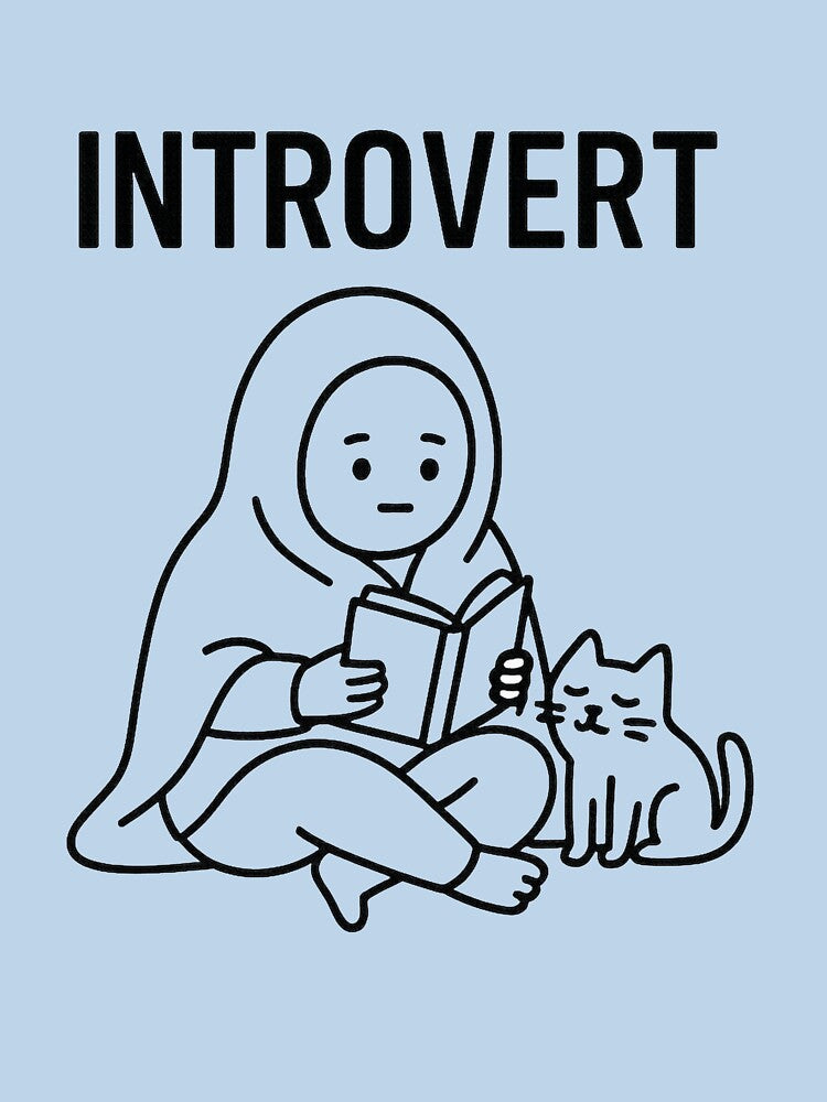 Introvert by Too-ironic T-Shirts, Hoodie, Sweatshirt | BlankRebels.com (Image 3)