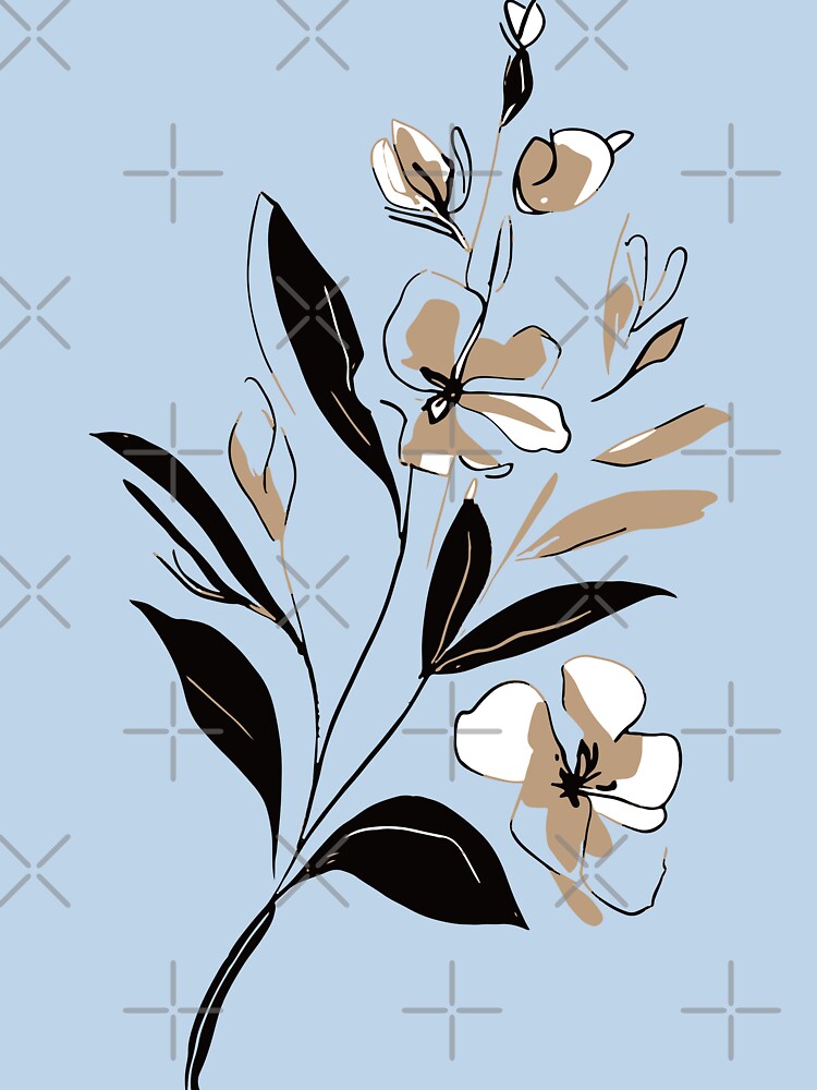 Minimalist Hand-Drawn Blooms by betrayedsky T-Shirts, Hoodie, Sweatshirt | BlankRebels.com (Image 3)