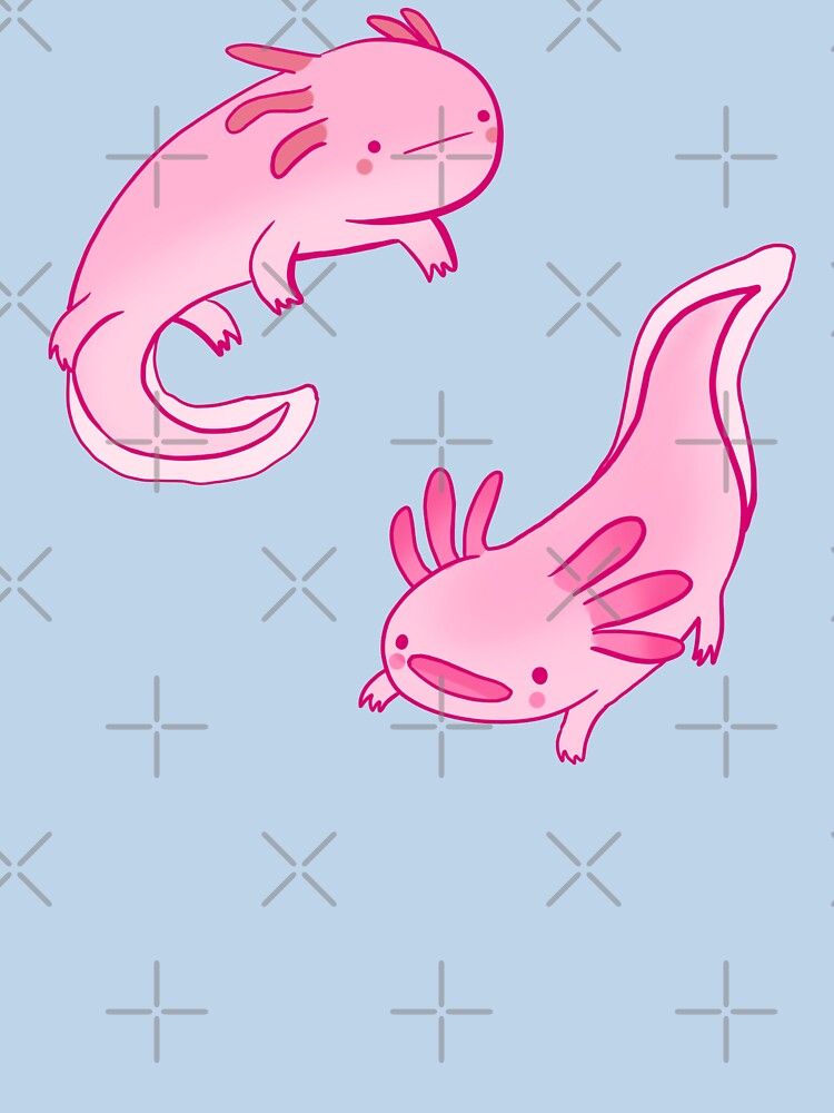 Two axolotls drawing by Mayarart T-Shirts, Hoodie, Sweatshirt | BlankRebels.com (Image 3)