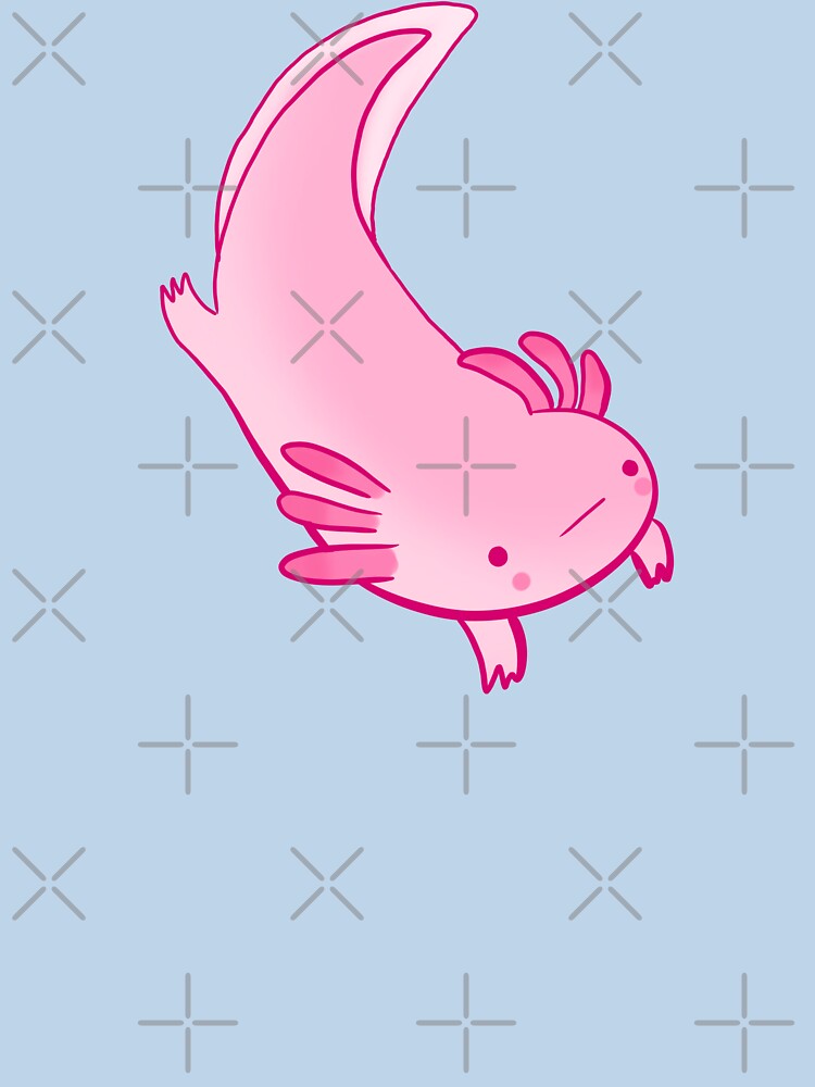 Cute happy axolotl illustration by Mayarart T-Shirts, Hoodie, Sweatshirt | BlankRebels.com (Image 3)