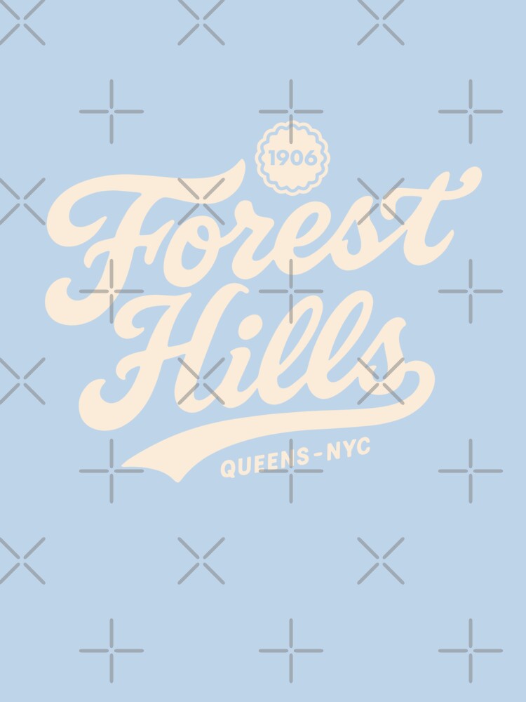 Forest Hills New York Script Lettering by Boogosh T-Shirts, Hoodie, Sweatshirt | BlankRebels.com (Image 3)