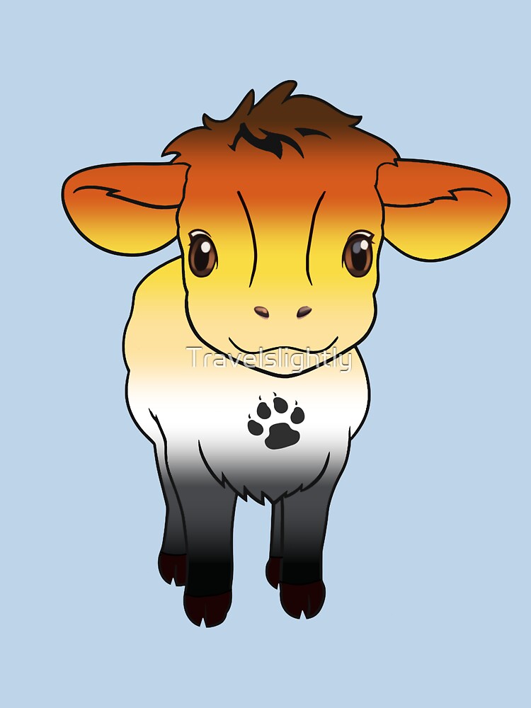 Cute Gay Bear Pride Flag Cow, Kawaii Bear Pride Design by Travelslightly T-Shirts, Hoodie, Sweatshirt (Image 3)