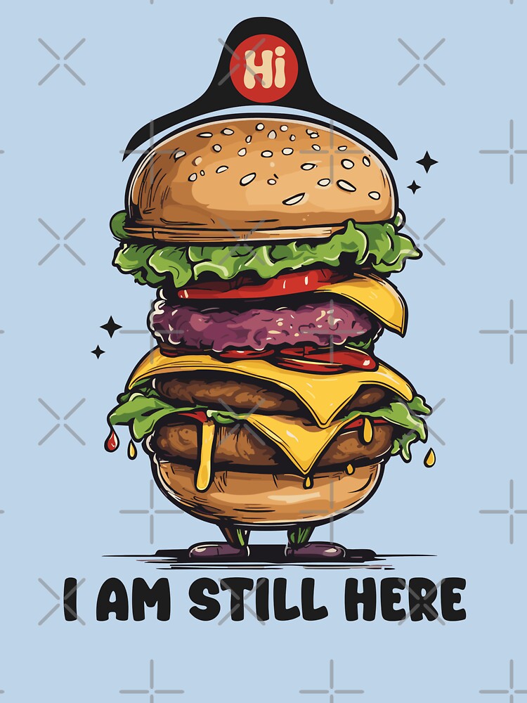 burger joke by Supri123 T-Shirts, Hoodie, Sweatshirt | BlankRebels.com (Image 3)