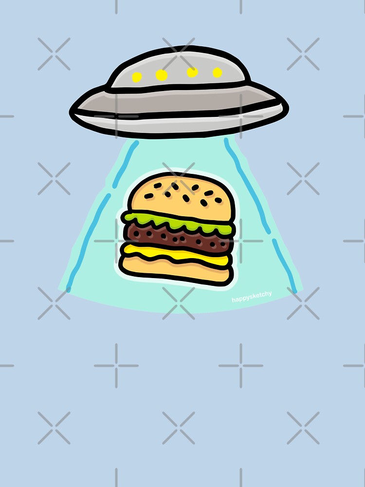 Hamburger abduction by happysketchy T-Shirts, Hoodie, Sweatshirt | BlankRebels.com (Image 3)