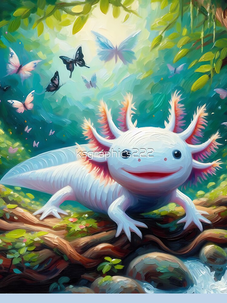Axolotl Art #173 | Axolotl Lovers by ksgraphics222 T-Shirts, Hoodie, Sweatshirt | BlankRebels.com (Image 3)