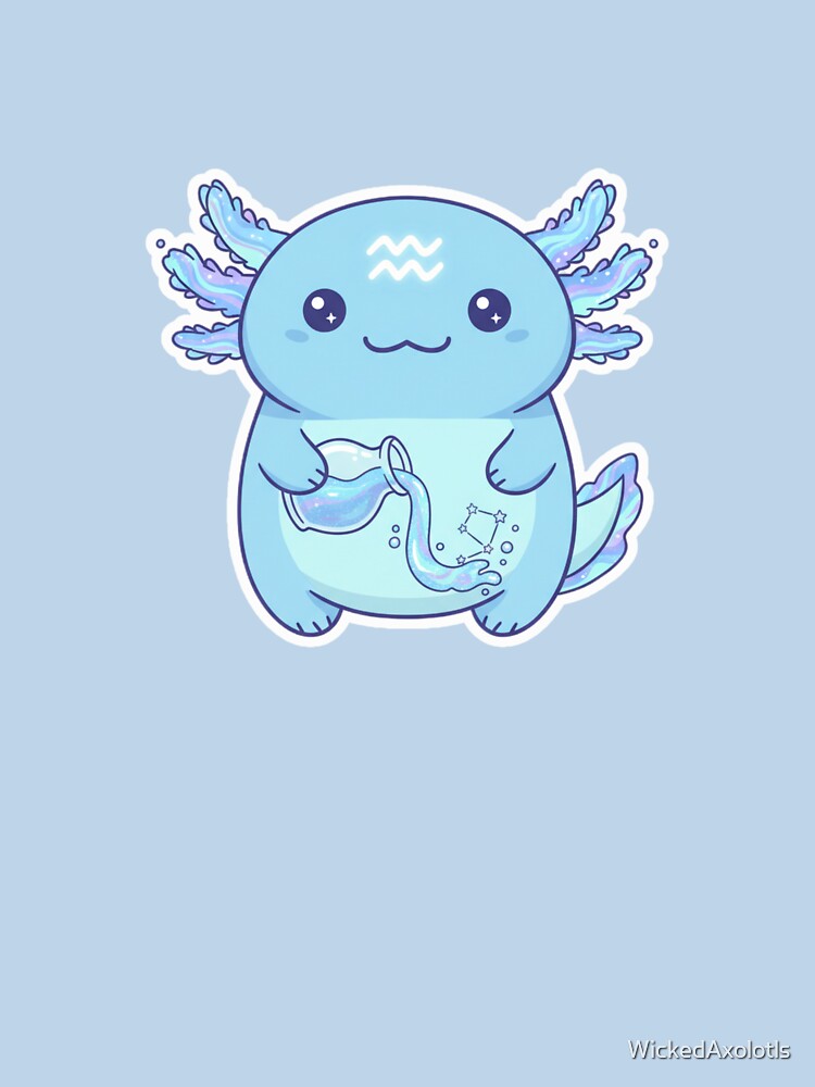 Aquarius Axolotl by WickedAxolotls T-Shirts, Hoodie, Sweatshirt | BlankRebels.com (Image 3)