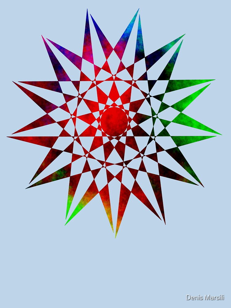 Colorful Trippy Star by Denis Marsili T-Shirts, Hoodie, Sweatshirt | BlankRebels.com (Image 3)
