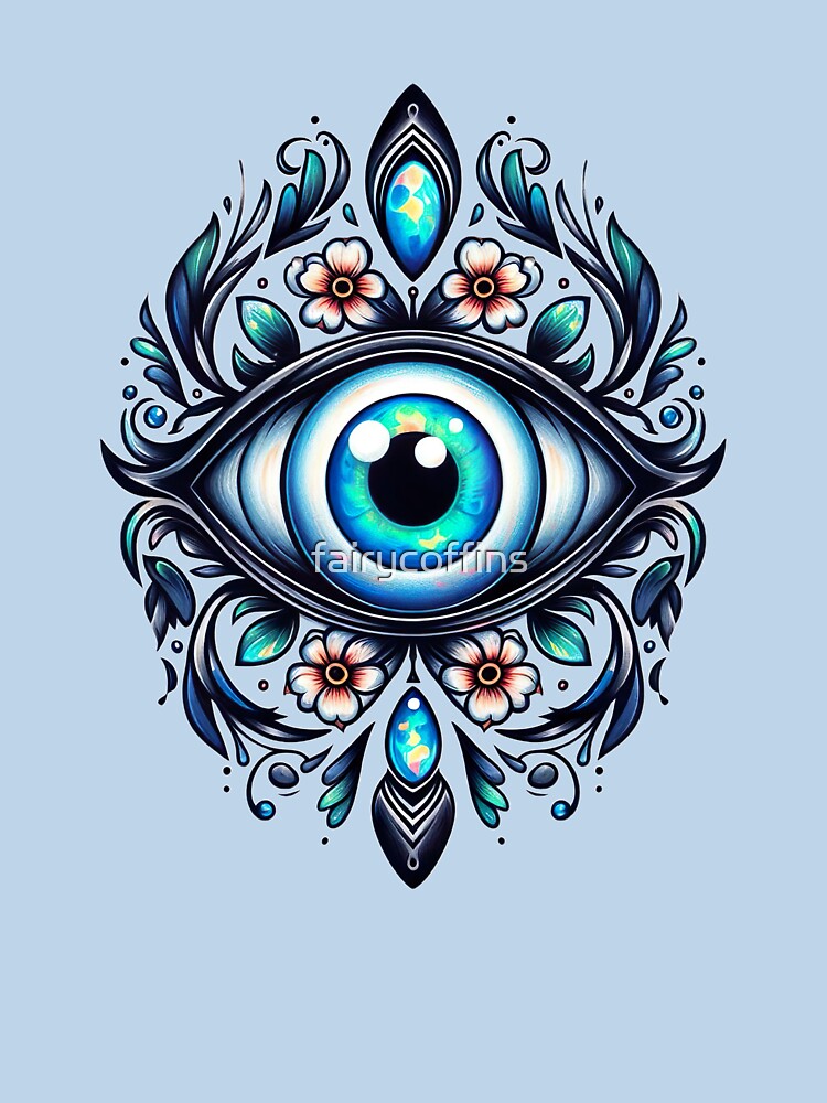 Opal Evil Eye by fairycoffins T-Shirts, Hoodie, Sweatshirt | BlankRebels.com (Image 3)