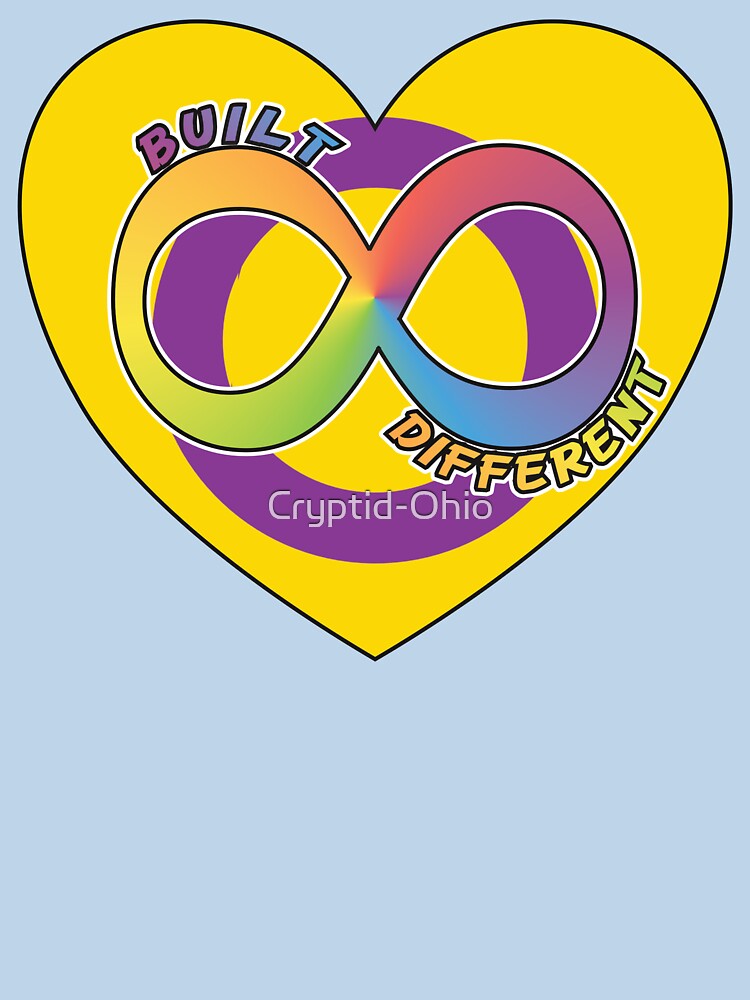 Built Different | Neurodivergent + Intersex Pride by Cryptid-Ohio T-Shirts, Hoodie, Sweatshirt | BlankRebels.com (Image 3)