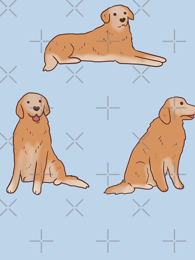 Golden Retriever pack illustration by Mayarart T-Shirts, Hoodie, Sweatshirt | BlankRebels.com (Image 3)
