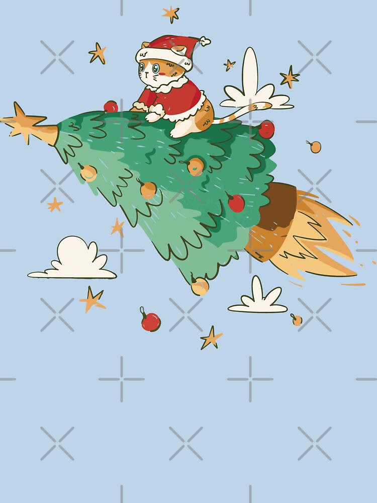 Santa cat Christmas tree design by Palteeshop T-Shirts, Hoodie, Sweatshirt | BlankRebels.com (Image 3)