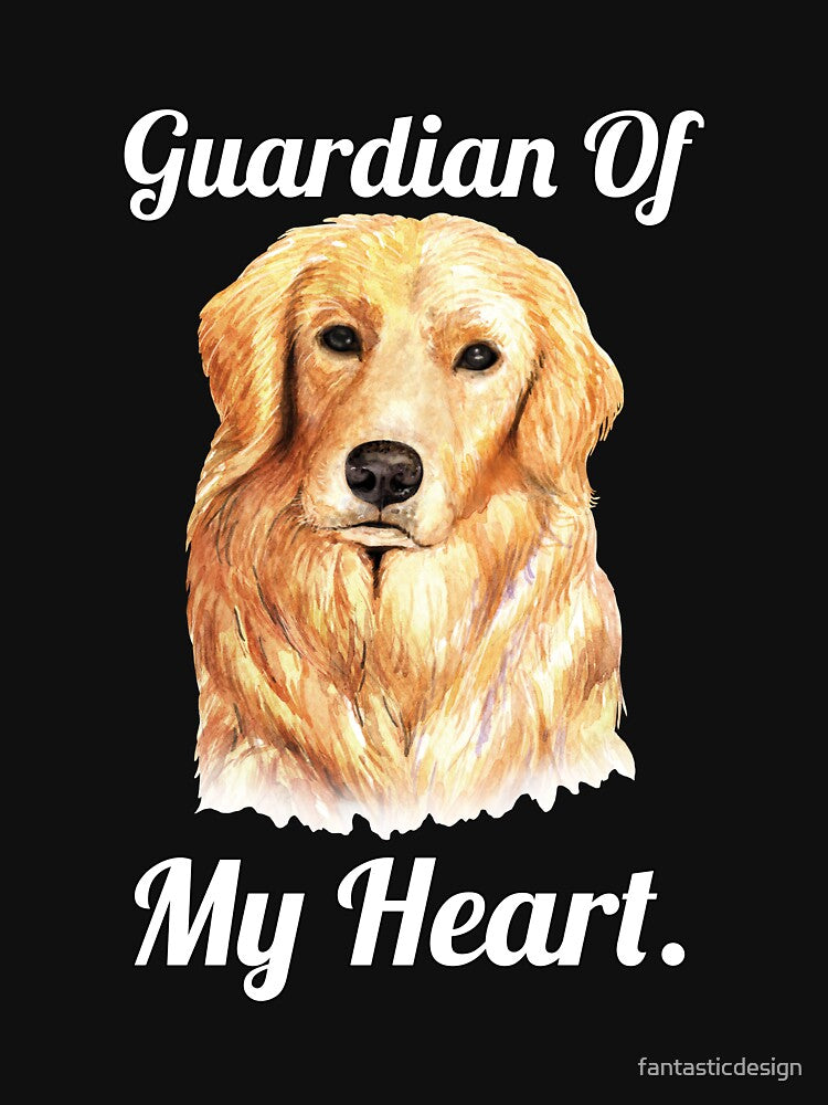 Golden Retriever Dog Pet Owner Guardian Of My Heart by fantasticdesign T-Shirts, Hoodie, Sweatshirt (Image 2)