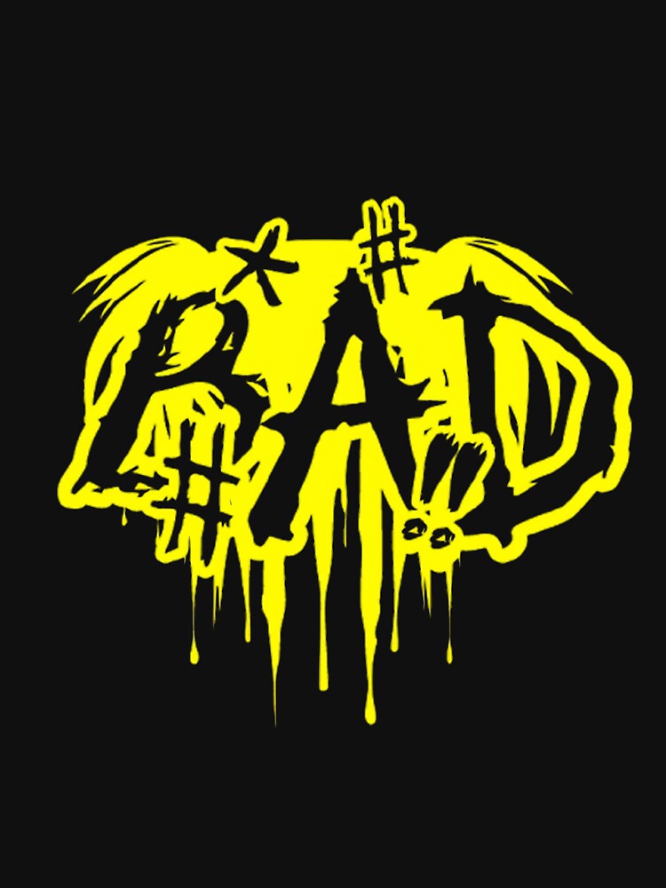 BAD – Neon Street Graffiti Typography by SoftMintDesigns T-Shirts, Hoodie, Sweatshirt | BlankRebels.com (Image 2)