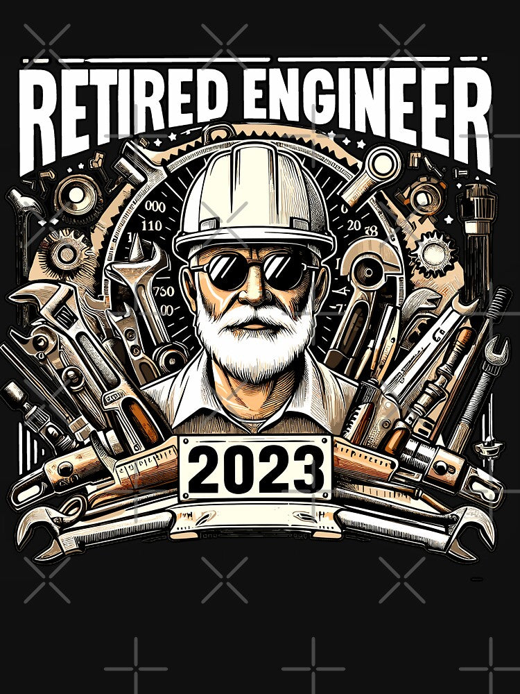 Retired Engineer 2023 by mwebba2005 T-Shirts, Hoodie, Sweatshirt | BlankRebels.com (Image 2)