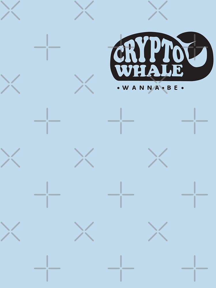 Crypto Whale Wanna Be – Funny Bitcoin & DeFi Trader Meme Tee by CryptoDressCode Hoodie, Sweatshirt (Image 3)
