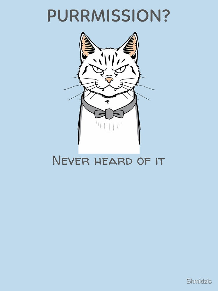 Purrmission? Cat Lover by Shmidzis T-Shirts, Hoodie, Sweatshirt | BlankRebels.com (Image 3)