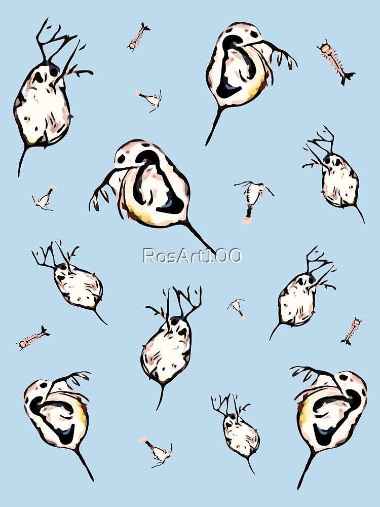 Daphnia spec. (Crustacea), collage by RosArt100 T-Shirts, Hoodie, Sweatshirt | BlankRebels.com (Image 3)