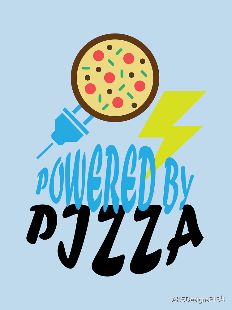 Powered Pizza – Funny Colorful Pizza Power T-Shirts, Hoodie, Sweatshirt