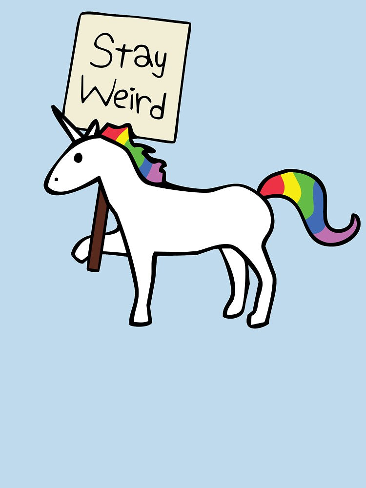 Stay Weird, Unicorn by jezkemp T-Shirts, Hoodie, Sweatshirt | BlankRebels.com (Image 3)