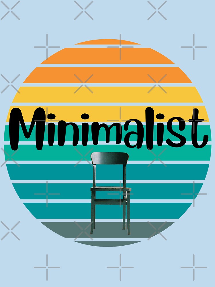 Vintage Sunset Minimalist Simple Lifestyle Single Chair by silviaol T-Shirts, Hoodie, Sweatshirt | BlankRebels.com (Image 3)