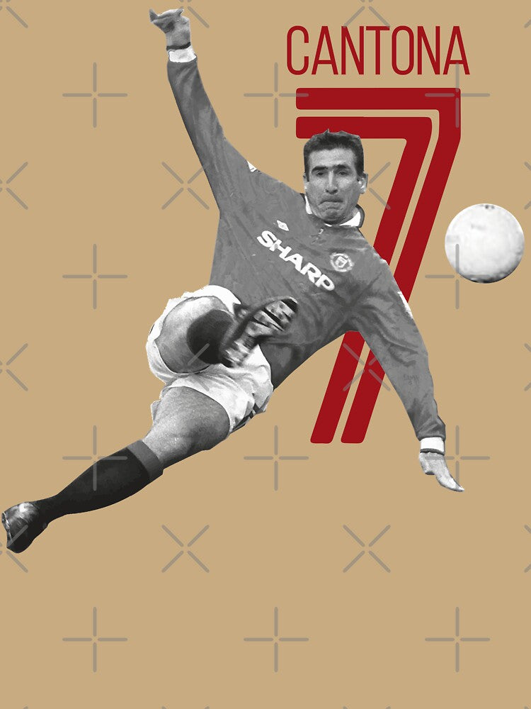 Éric Cantona Retro. Diseño 2 by ocusido